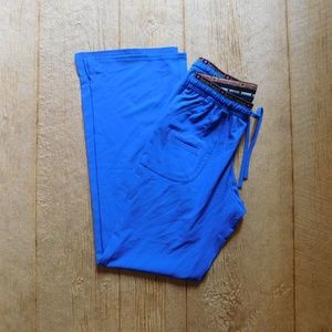 Heart Soul Scrub Pants Royal Blue